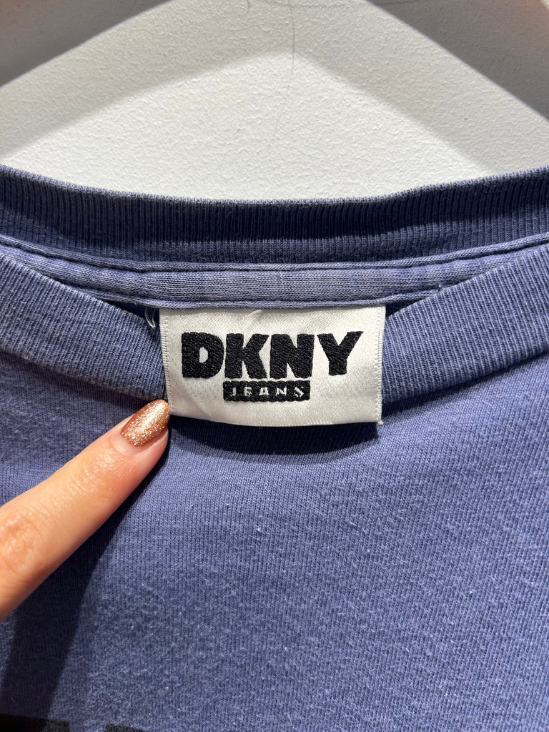 【古着】90s DKNY ダナキャランニューヨーク Tシャツ シングルステッチ