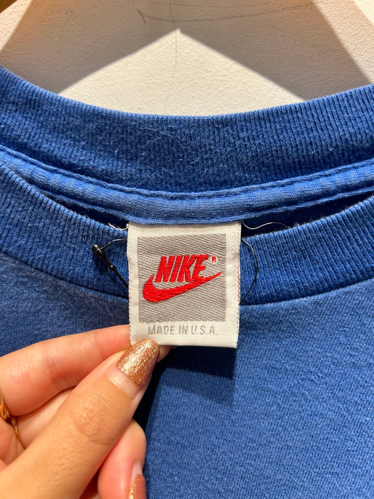 【古着】90's NIKE BIG SWOOSH LOGO ナイキ  Tシャツ 銀タグ