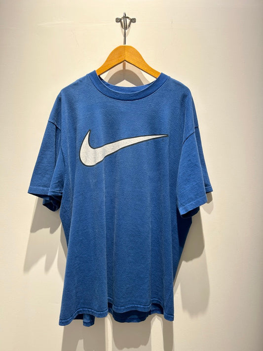 【古着】90's NIKE BIG SWOOSH LOGO ナイキ  Tシャツ 銀タグ