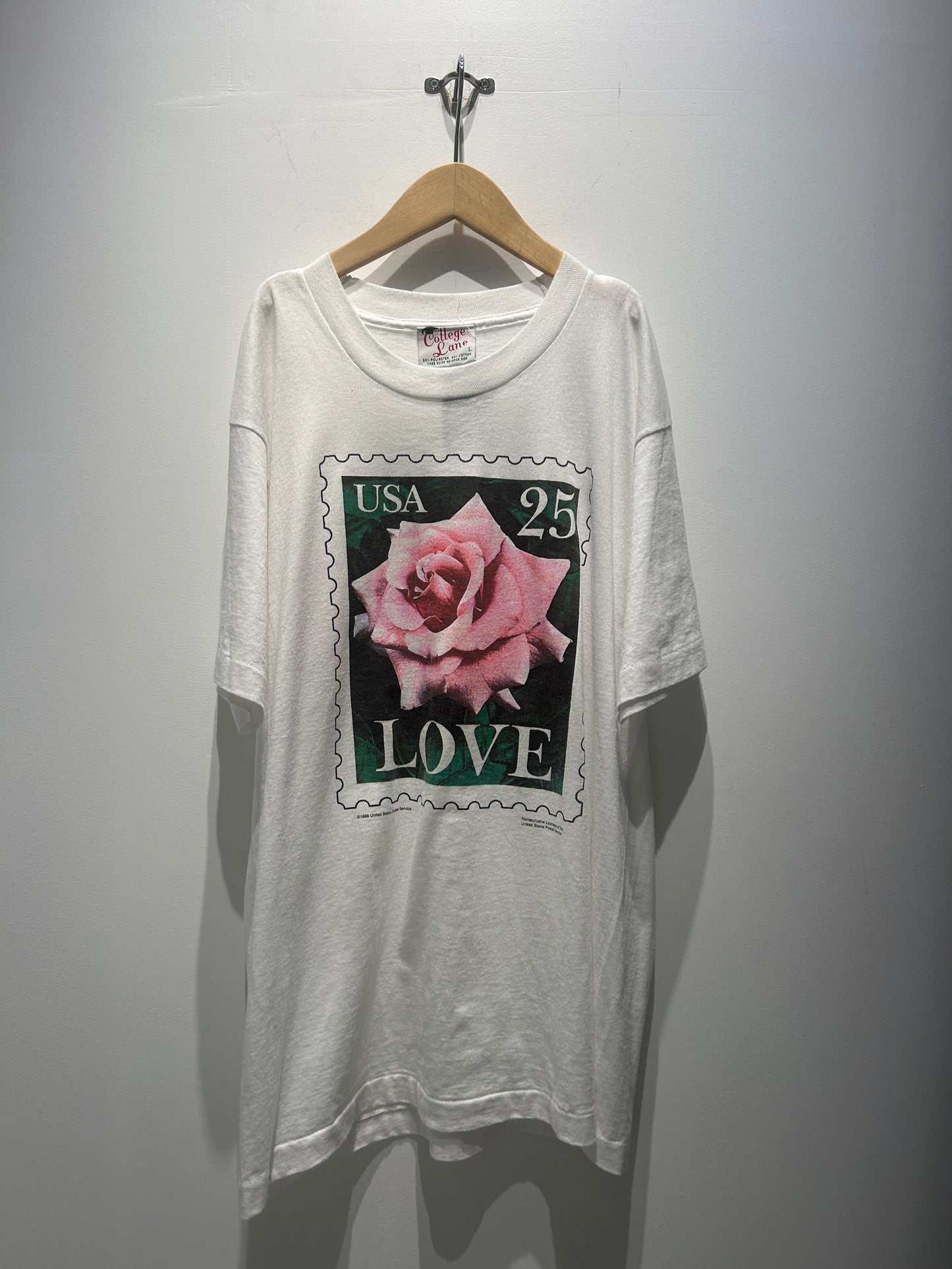 【古着】©︎1988 USA STAMP 切手 Tシャツ  シングルステッチ