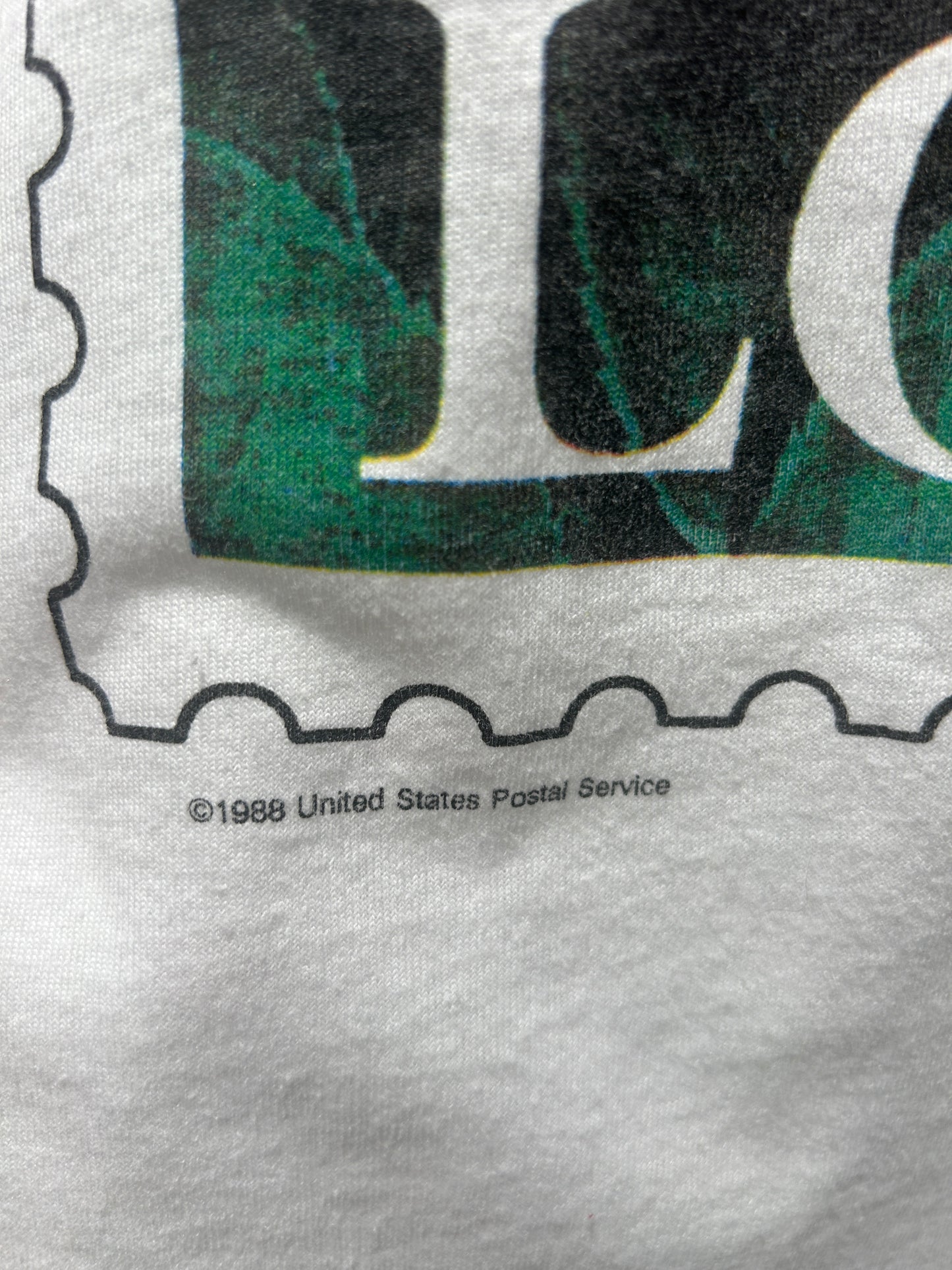 【古着】©︎1988 USA STAMP 切手 Tシャツ  シングルステッチ