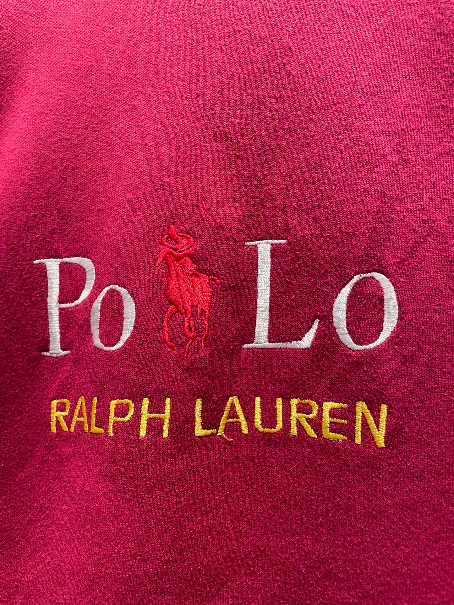 【古着】90's Polo Ralph Lauren ポロ・ラルフローレン ブートレグ スウェット  トレーナー