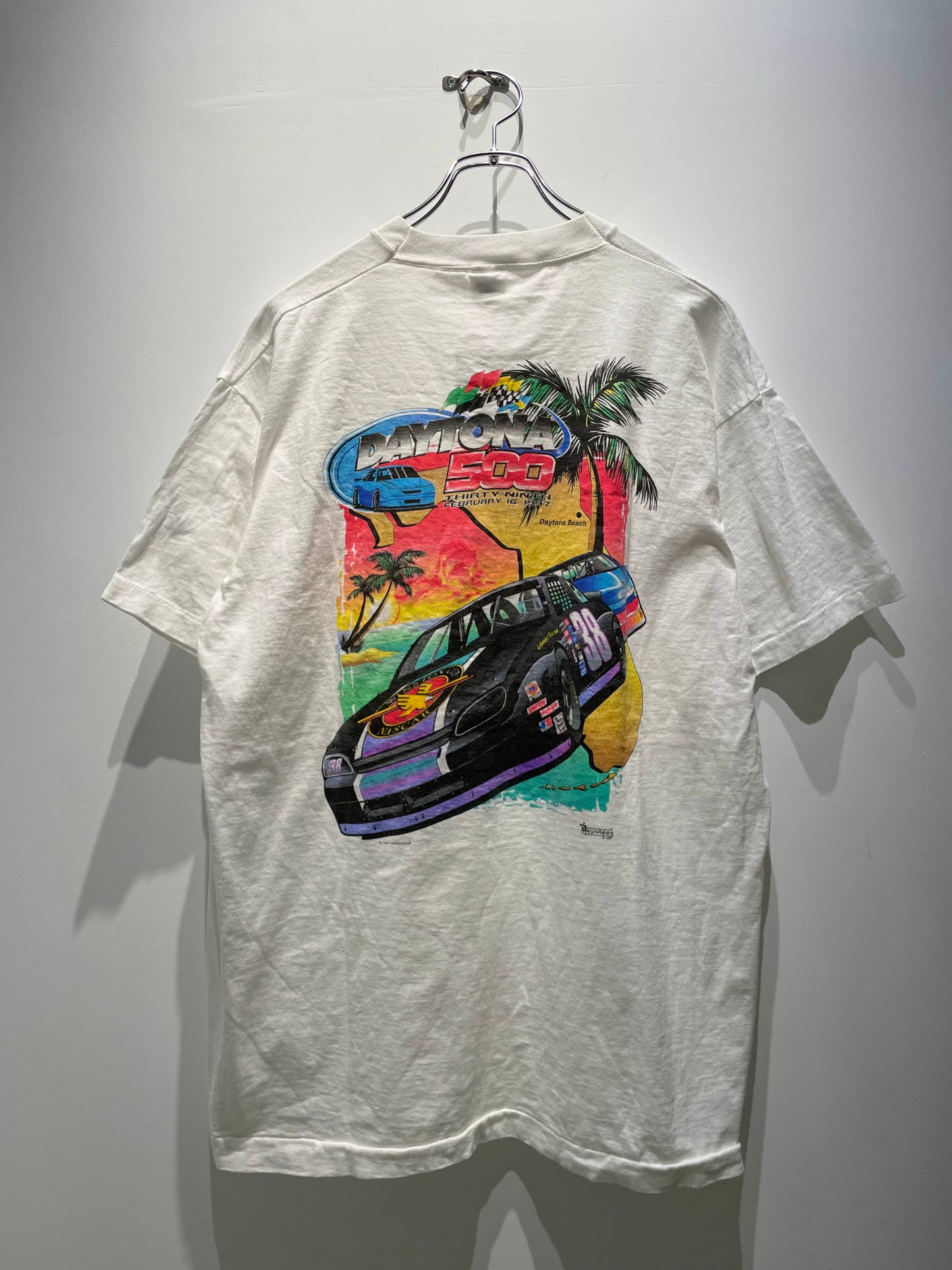 【古着】©️1997 レーシング レーシングカー Tシャツ シングルステッチ