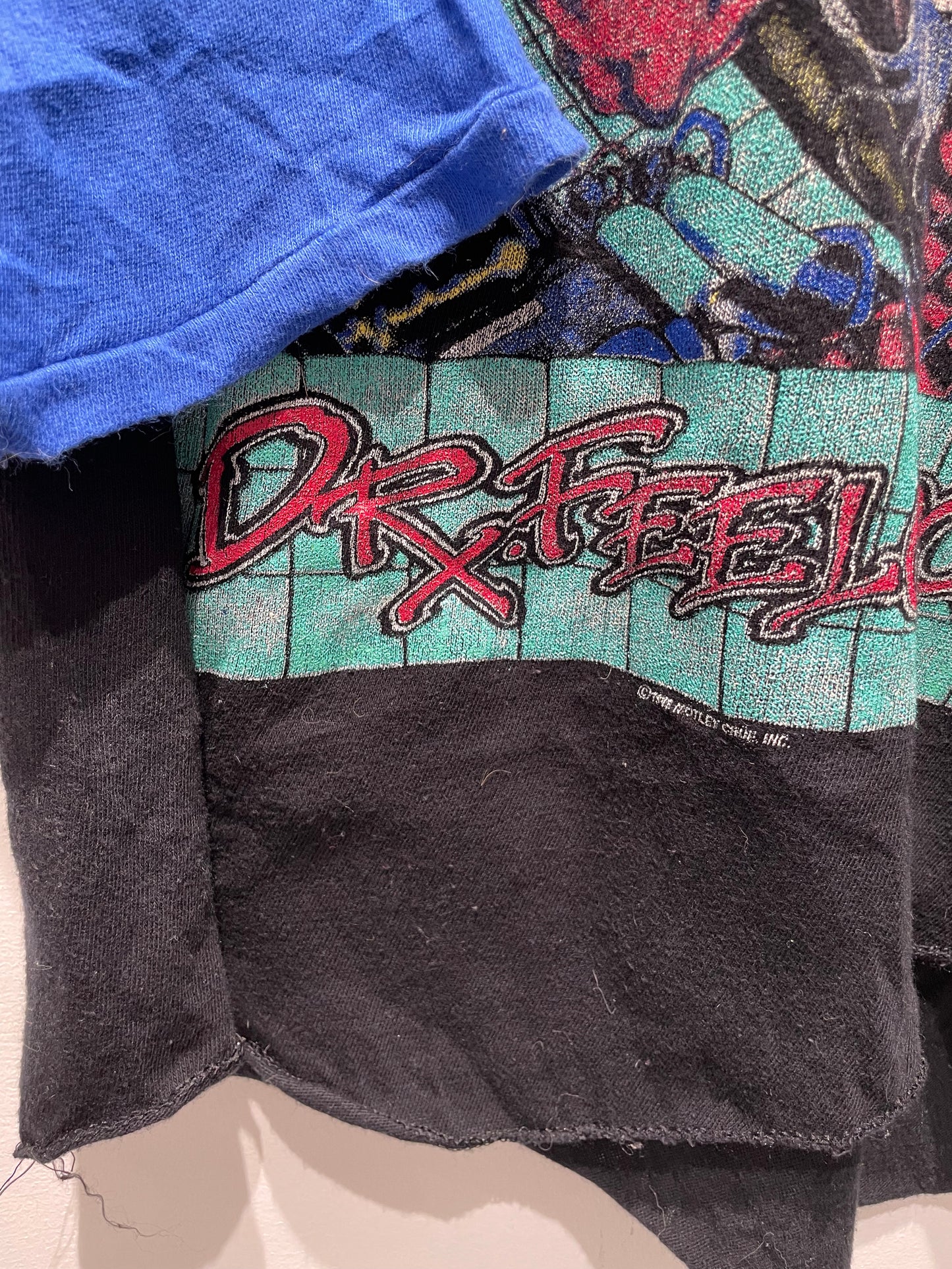 【古着】80's Motley Crue モトリー クルー Dr.Feelgood ラグラン Tシャツ ロック バンドT シングルステッチ