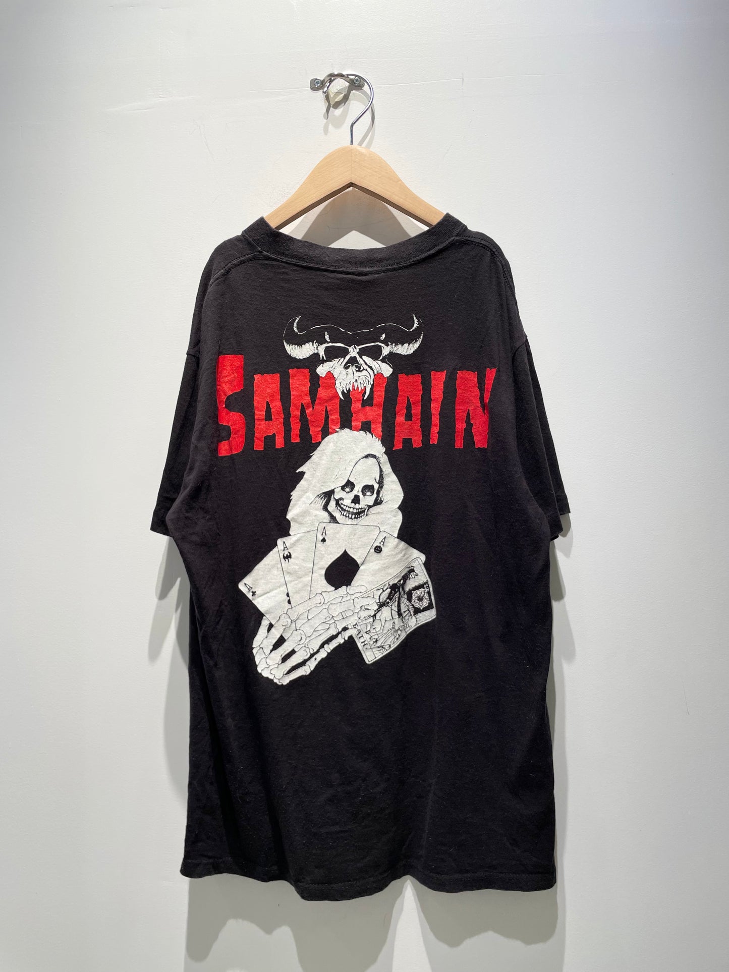 【古着】©︎1990 SAMHAIN サムへイン Tシャツ ロック バンドT シングルステッチ