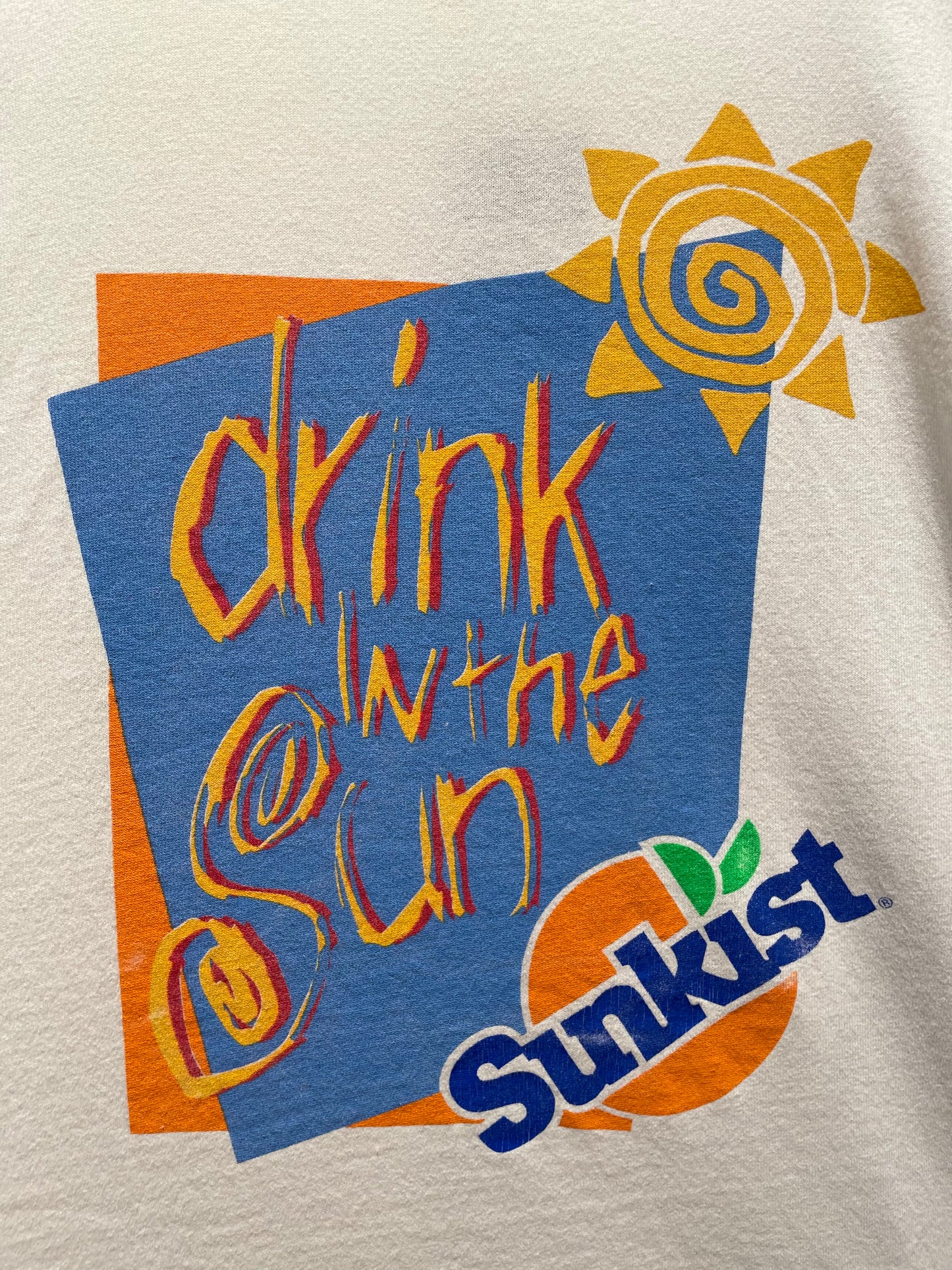 【古着】90's SUMKIST サンキスト ロンT Tシャツ 企業 シングルステッチ