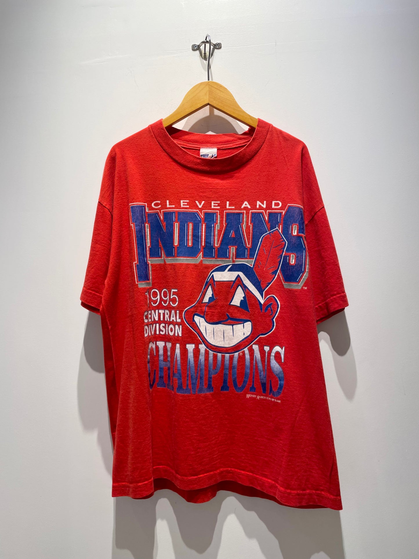 【古着】©️1995 MLB クリーブランド・インディアンズ CLEVELAND INDIANS Tシャツ