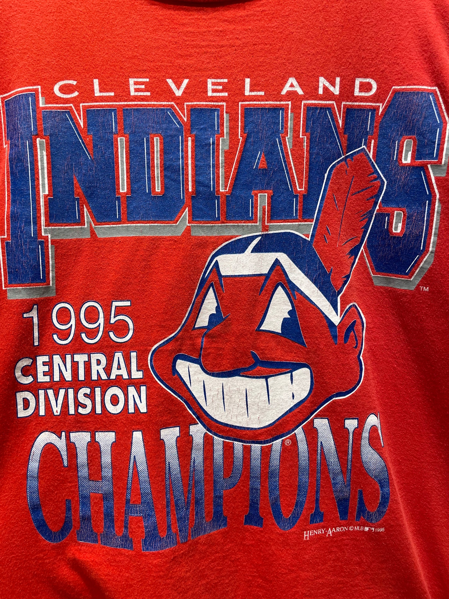 【古着】©️1995 MLB クリーブランド・インディアンズ CLEVELAND INDIANS Tシャツ