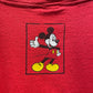 【古着】90's MICKEY ミッキー ハンドサイン サムズアップ Disney ディズニー Tシャツ レッド 赤