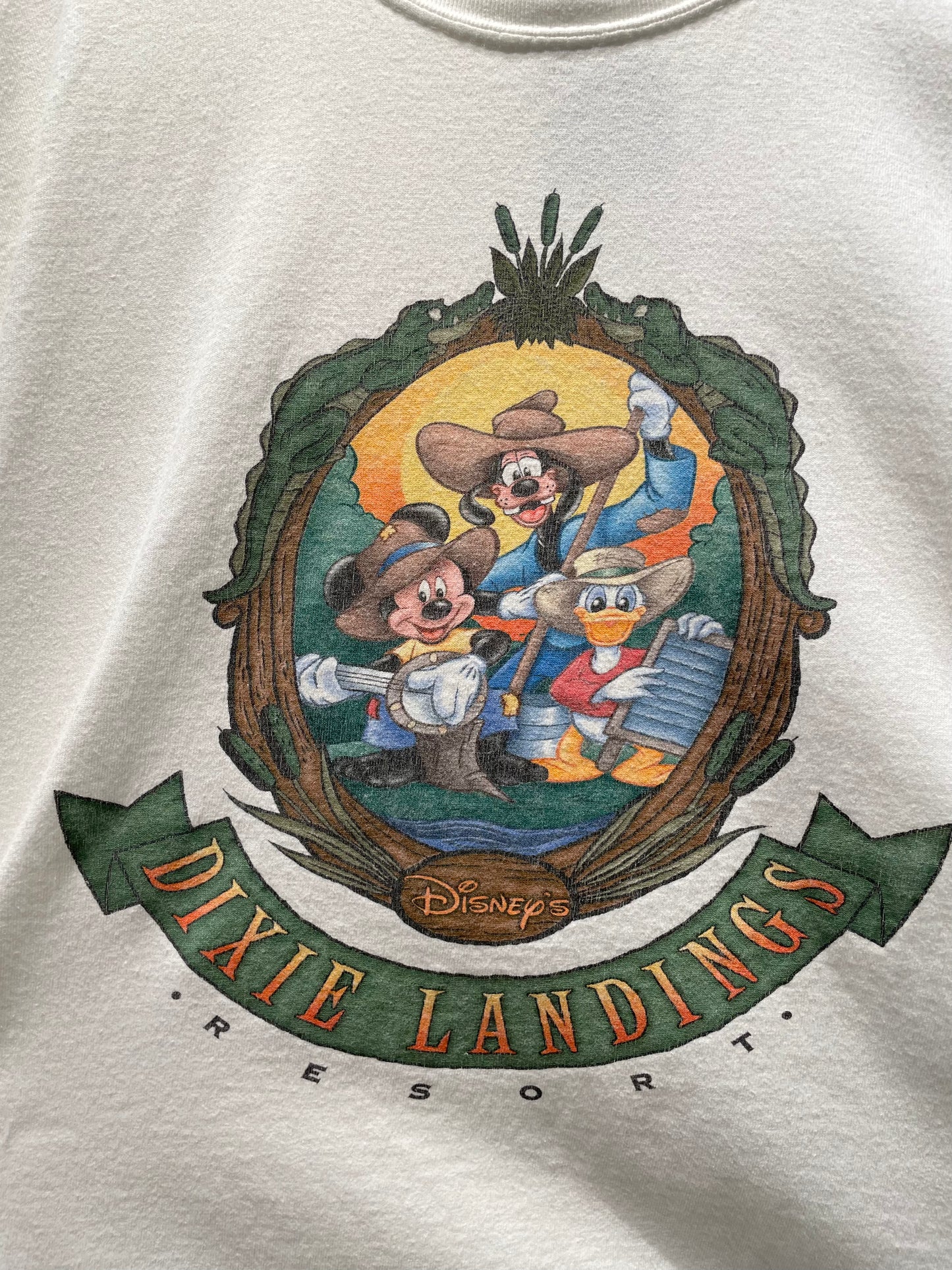 【古着】90's MICKEY ミッキー DIXIE LANDINGS Disney ディズニー Tシャツ