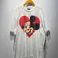 【古着】90's MICKEY ミッキー キスマーク Disney ディズニー Tシャツ