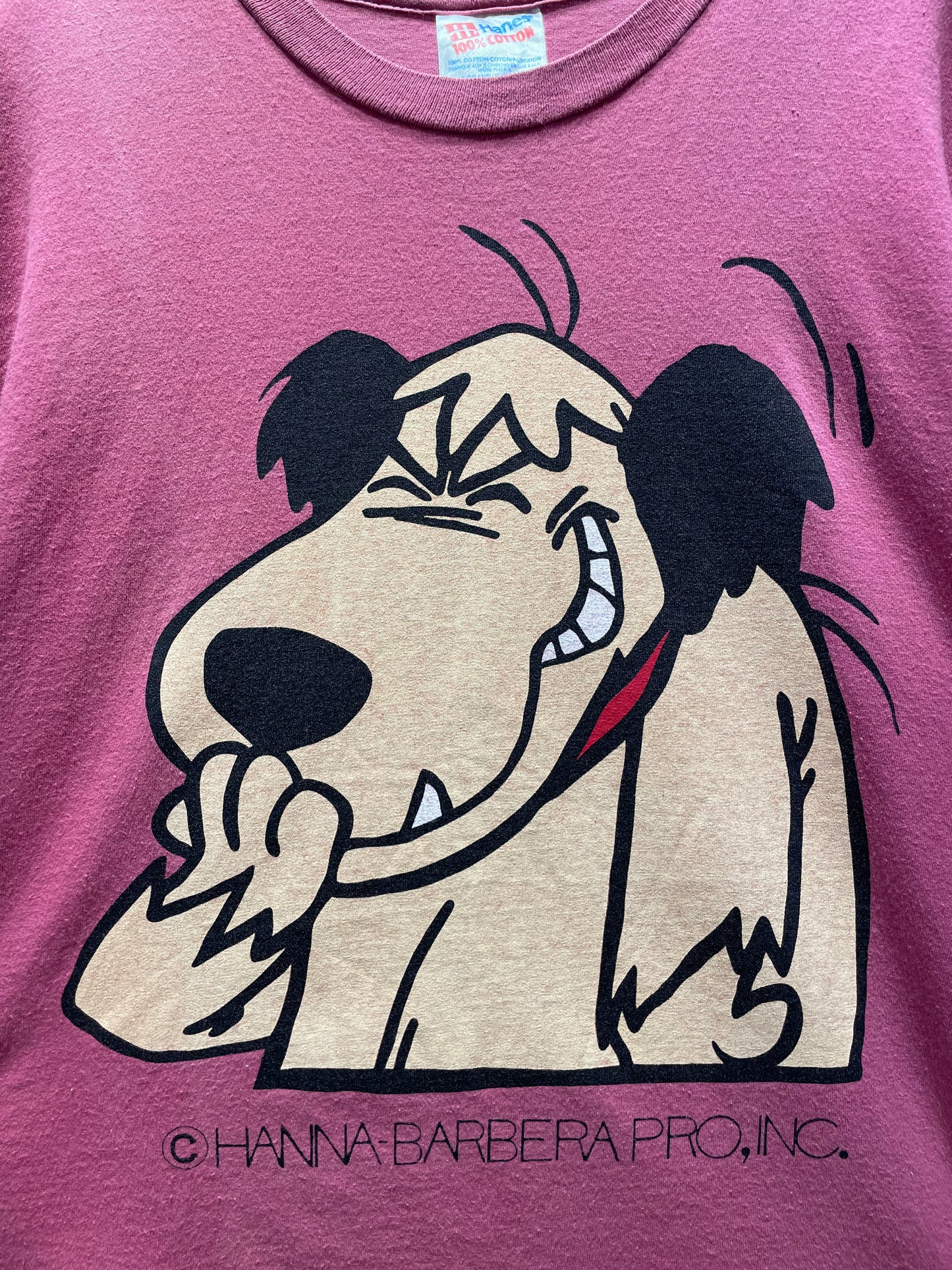 【古着】90's HANNA-BARBERA ハンナ・バーベラ チキチキマシン猛レース ケンケン MUTTLEY Tシャツ シングルステッチ