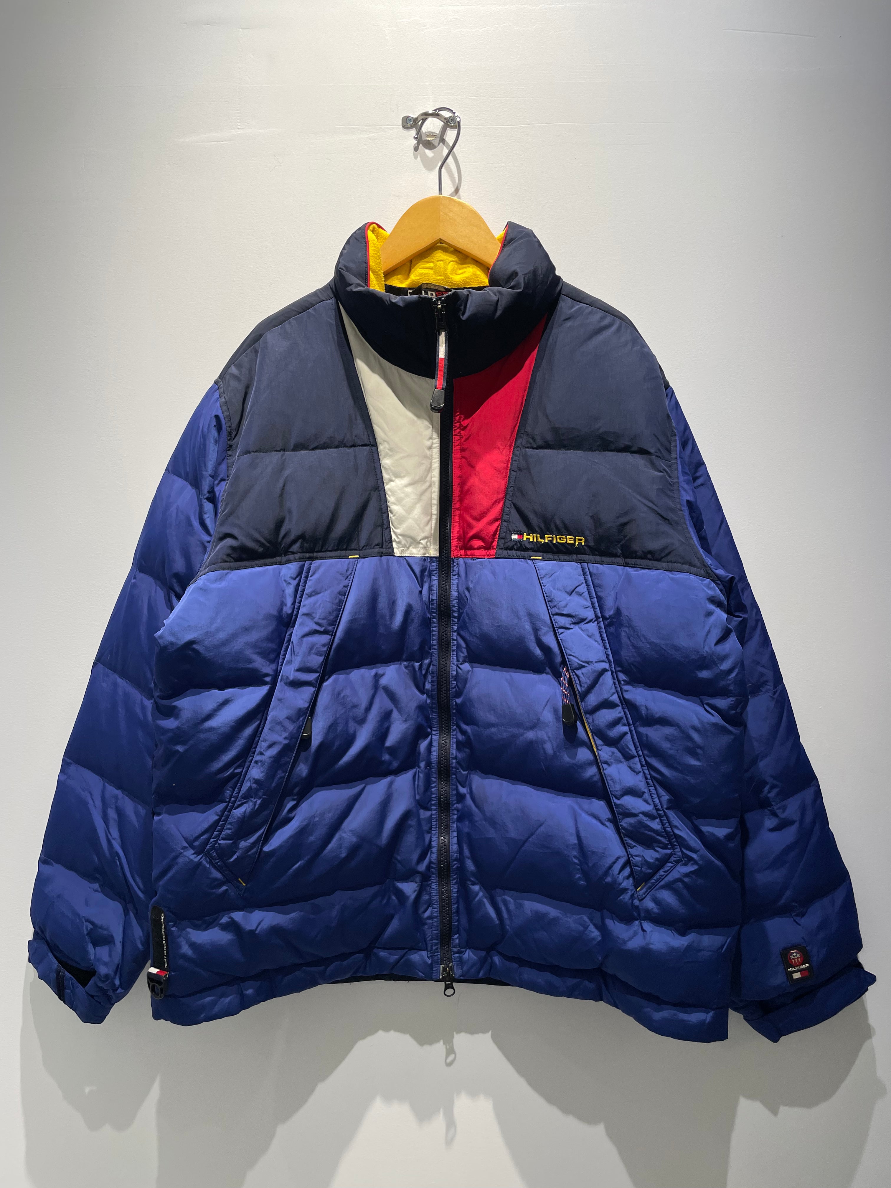 古着】90's TOMMY HILFIGER トミーヒルフィガー ダウンジャケット