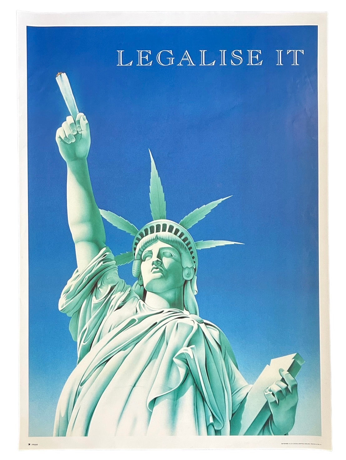 【ヴィンテージポスター】LEGALIZE IT Marijuana マリファナ 自由の女神