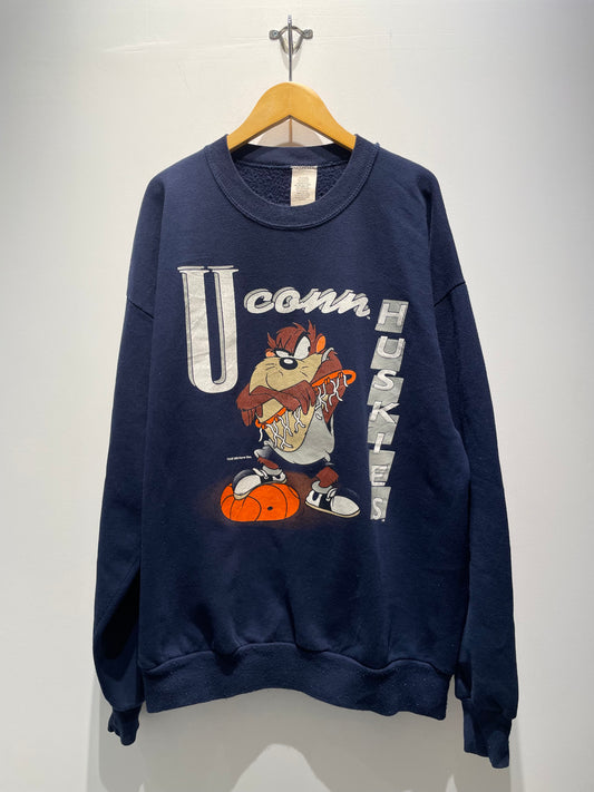 【古着】©️1995 ルーニーテューンズ タズマニアデビル ハスキーズ taz Looney Tunes スウェット トレーナー