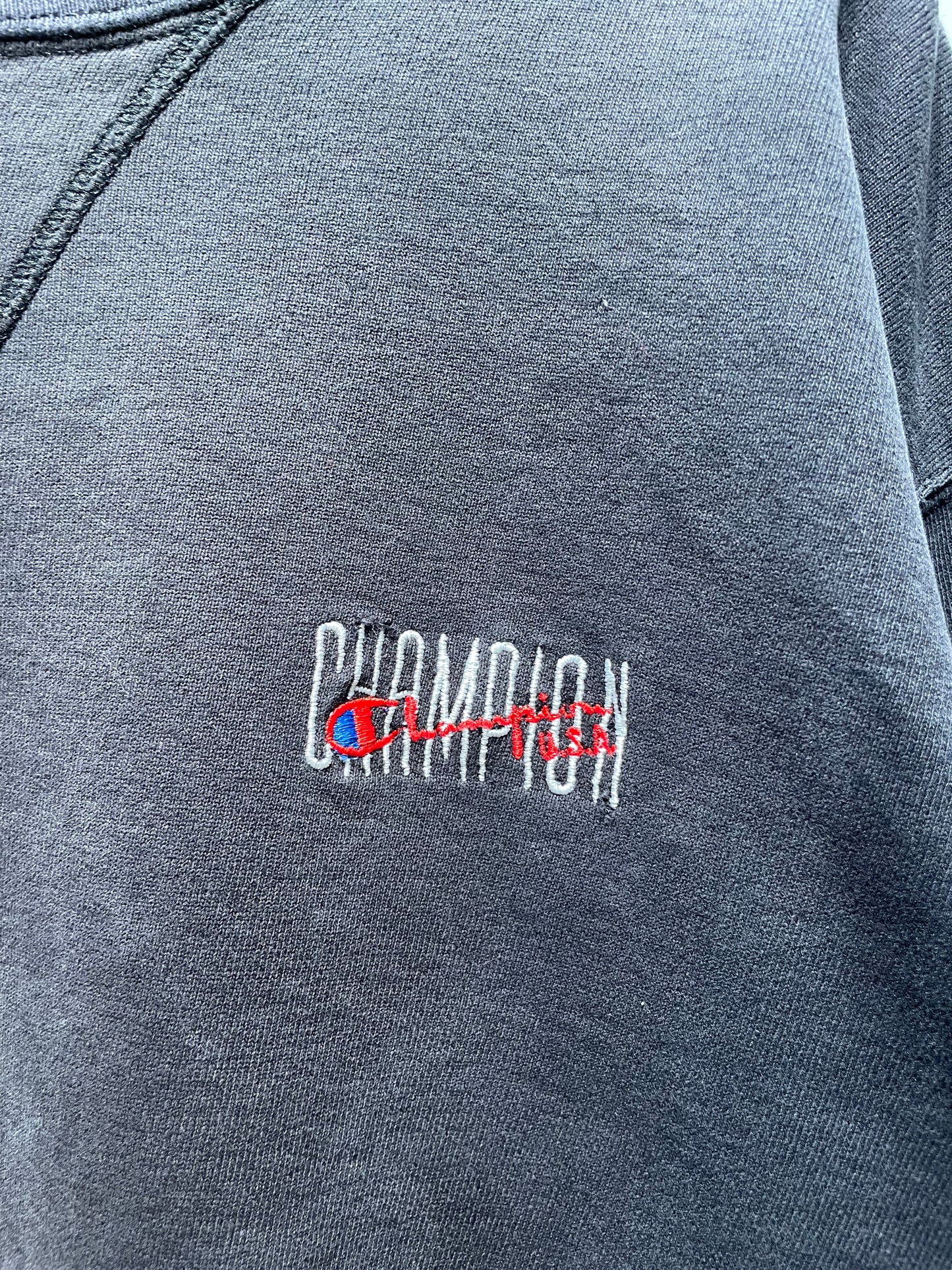 【古着】90's チャンピオン Champion スウェット トレーナー ブラック 黒