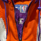 【古着】90's NBA フェニックス・サンズ Phoenix Suns ナイロン 中綿 ハーフジップ アノラック ジャケット パープル 紫