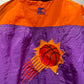 【古着】90's NBA フェニックス・サンズ Phoenix Suns ナイロン 中綿 ハーフジップ アノラック ジャケット パープル 紫