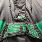 【古着】90's NFL ニューヨーク・ジェッツ New York Jets ナイロン 中綿 ジャケット ブラック グリーン 黒 緑