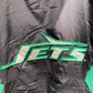 【古着】90's NFL ニューヨーク・ジェッツ New York Jets ナイロン 中綿 ジャケット ブラック グリーン 黒 緑