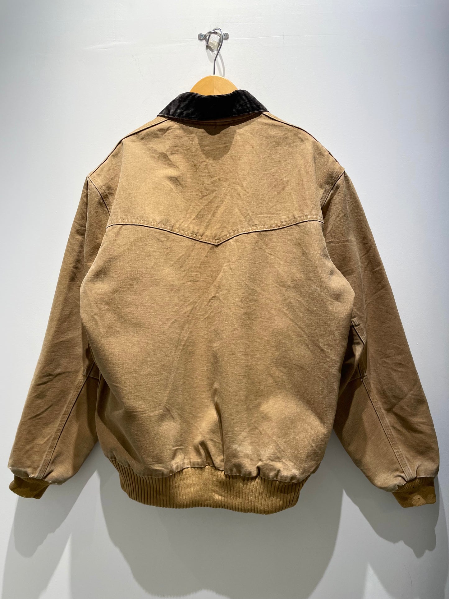 【古着】00's Carhartt カーハート サンタフェ ジャケット ダックワーク ベージュ ブラウン 茶色