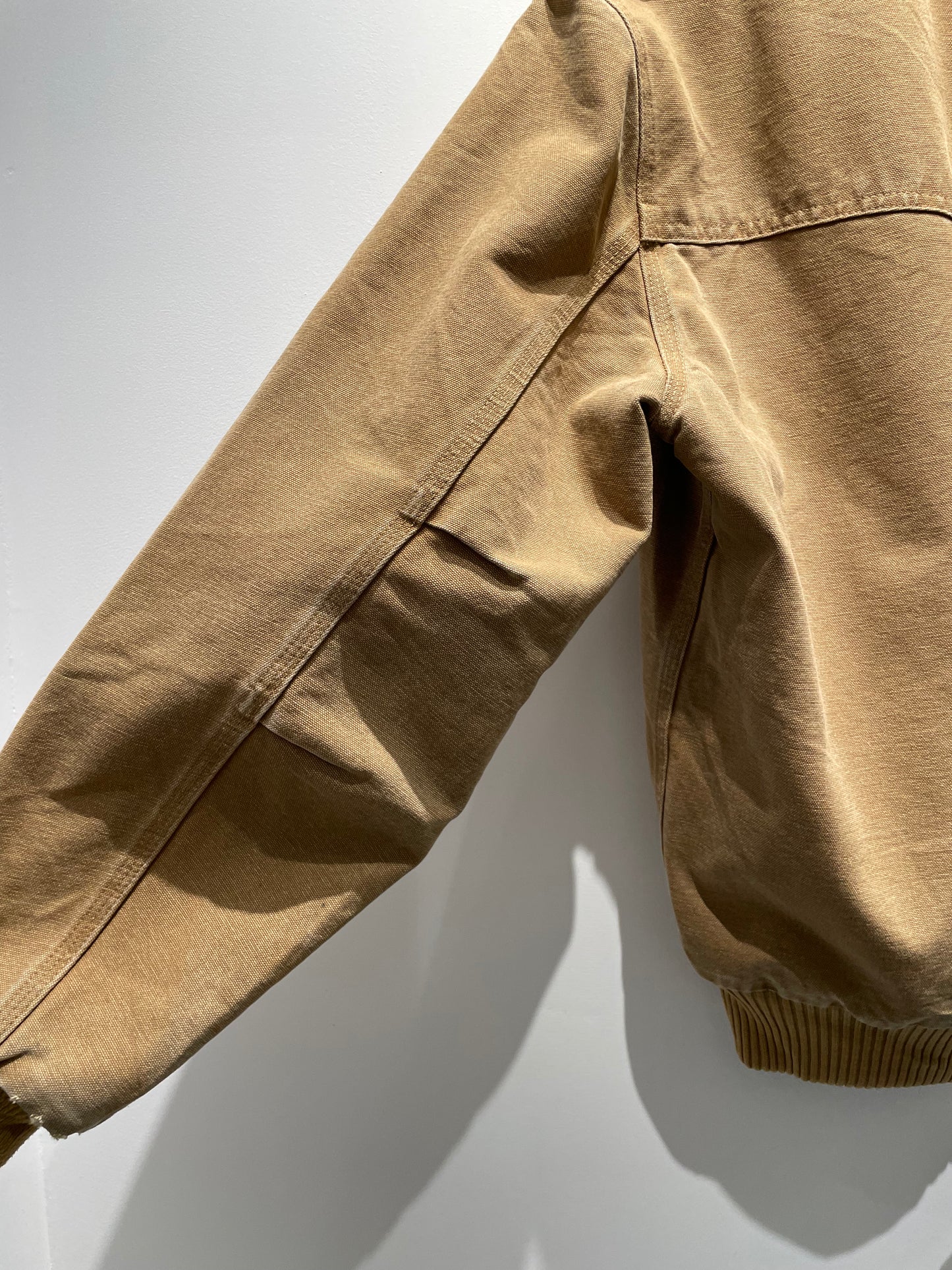 【古着】00's Carhartt カーハート サンタフェ ジャケット ダックワーク ベージュ ブラウン 茶色