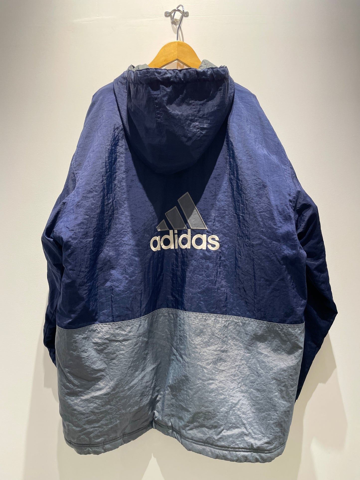 【古着】90's adidas アディダス 中綿ナイロンジャケット パデットジャケット