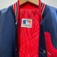 【古着】90's MLB ボストン・レッドソックス スタジャン ナイロン ジャケット バーシティジャケット