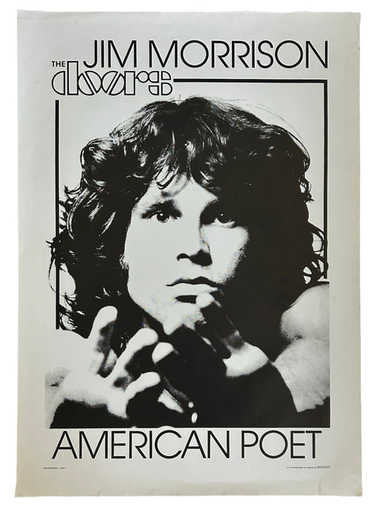 【ヴィンテージポスター】90's Jim Morrison ジム・モリソン The doors ドアーズ バンド