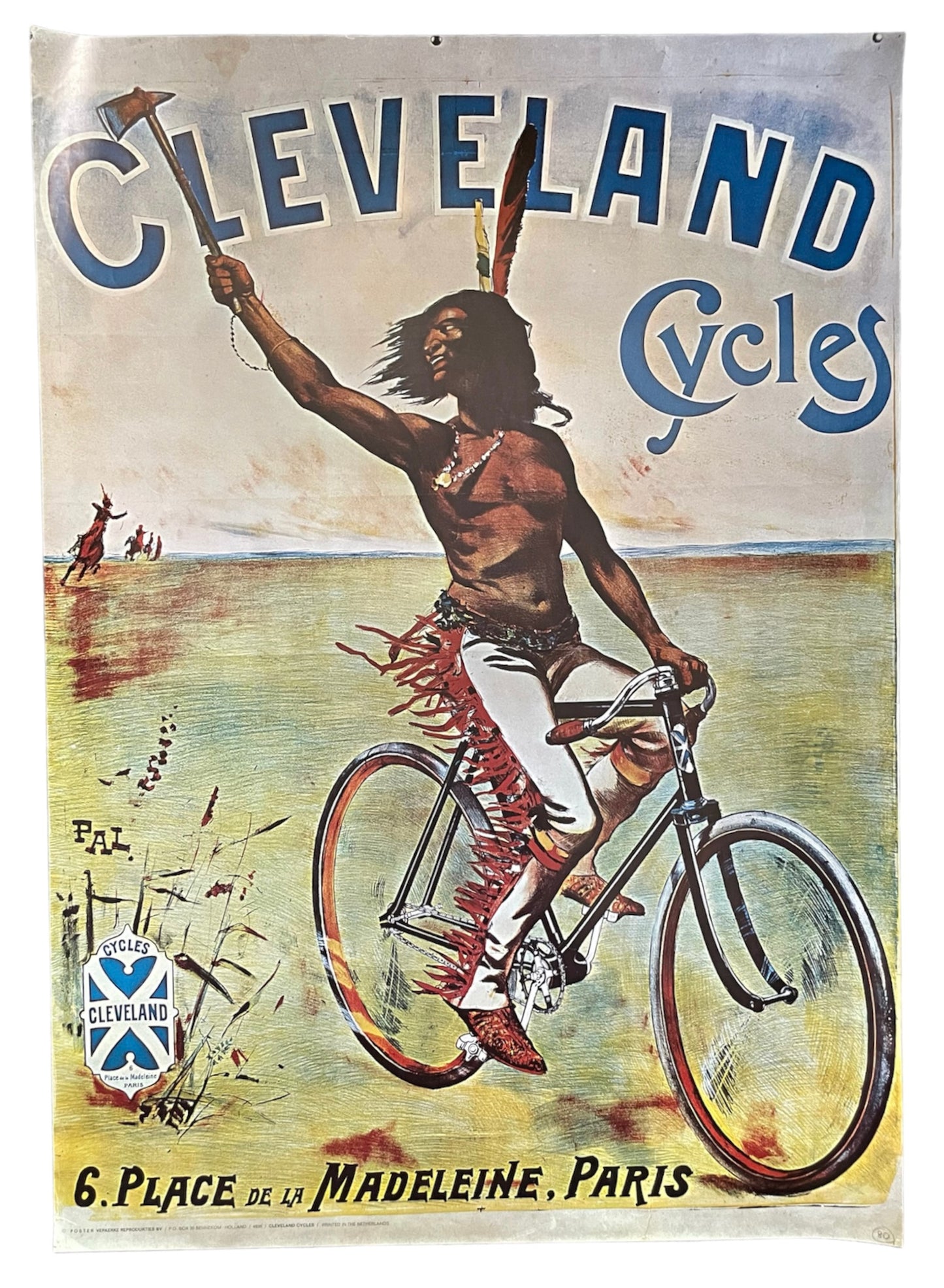 【ヴィンテージポスター】CLEVELAND Cycles クリーブランド・サイクルズ