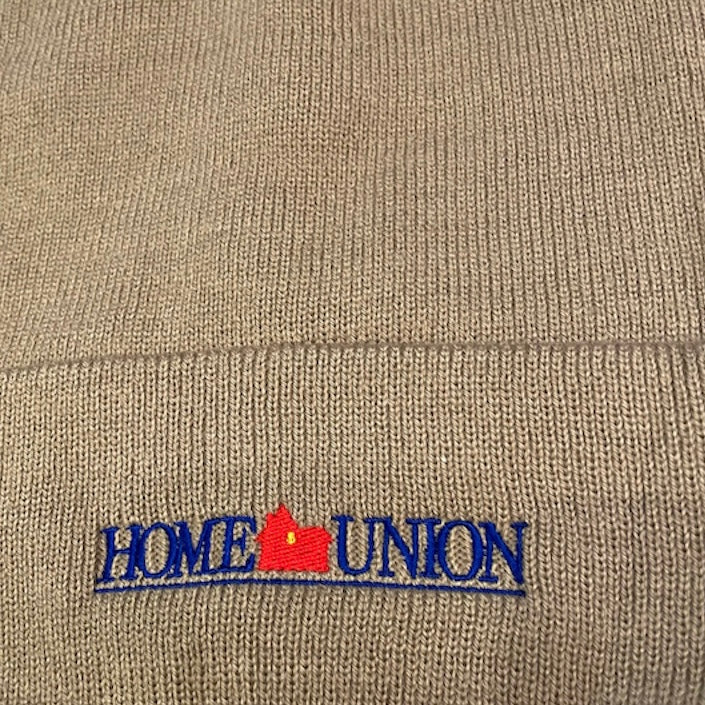 【UNION originals - ユニオンオリジナルス】HOME UNION ビーニー ニット 帽子/ブラウン