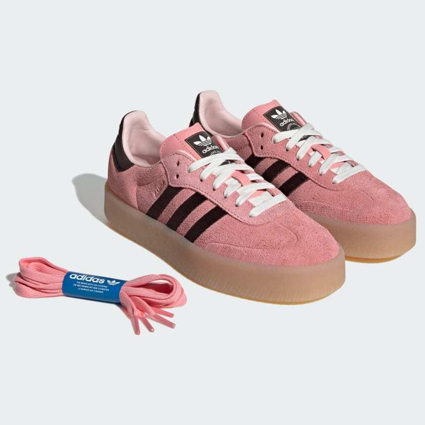 【adidas -アディダス】SAMBAE W /サンバ /Semi Pink Spark / Dark Brown / Gum スニーカー シューズ 靴 セミピンク ダークブラウン