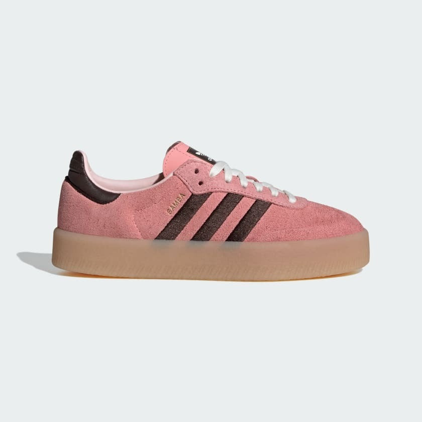 【adidas -アディダス】SAMBAE W /サンバ /Semi Pink Spark / Dark Brown / Gum スニーカー シューズ 靴 セミピンク ダークブラウン