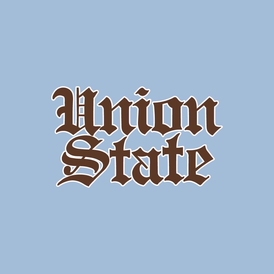 【UNION originals - ユニオンオリジナルス】Union State Print Swaet / Light Blue (ユニオンステイトプリントスウェット/ライトブルー)