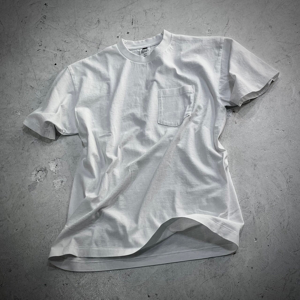 【UNION originals - ユニオンオリジナルス】Basic Pocket T-shirts / White(Tシャツ/ホワイト)