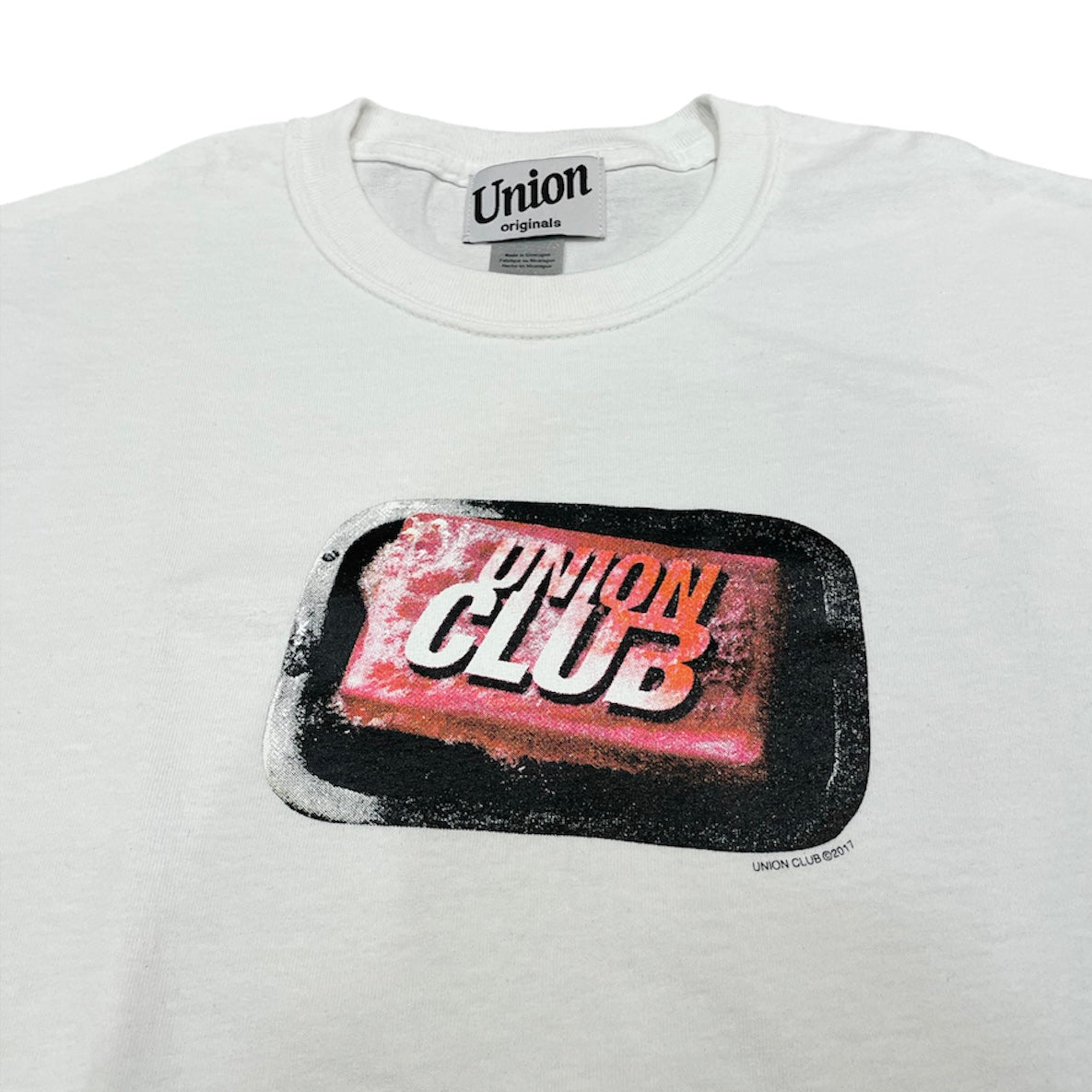【UNION originals - ユニオンオリジナルス】Union Club T-shirt / White (Tシャツ/ホワイト)