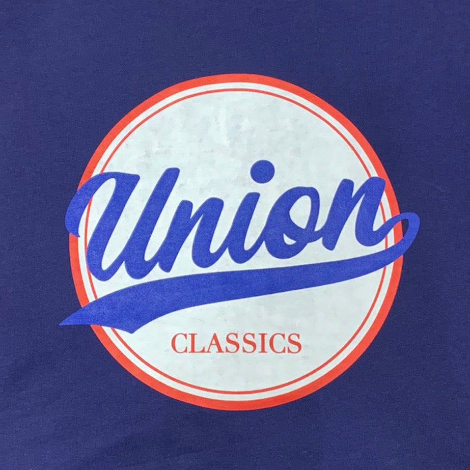 【UNION originals - ユニオンオリジナルス】League Logo Sweat / Navy (リーグロゴ スウェット/ネイビー)