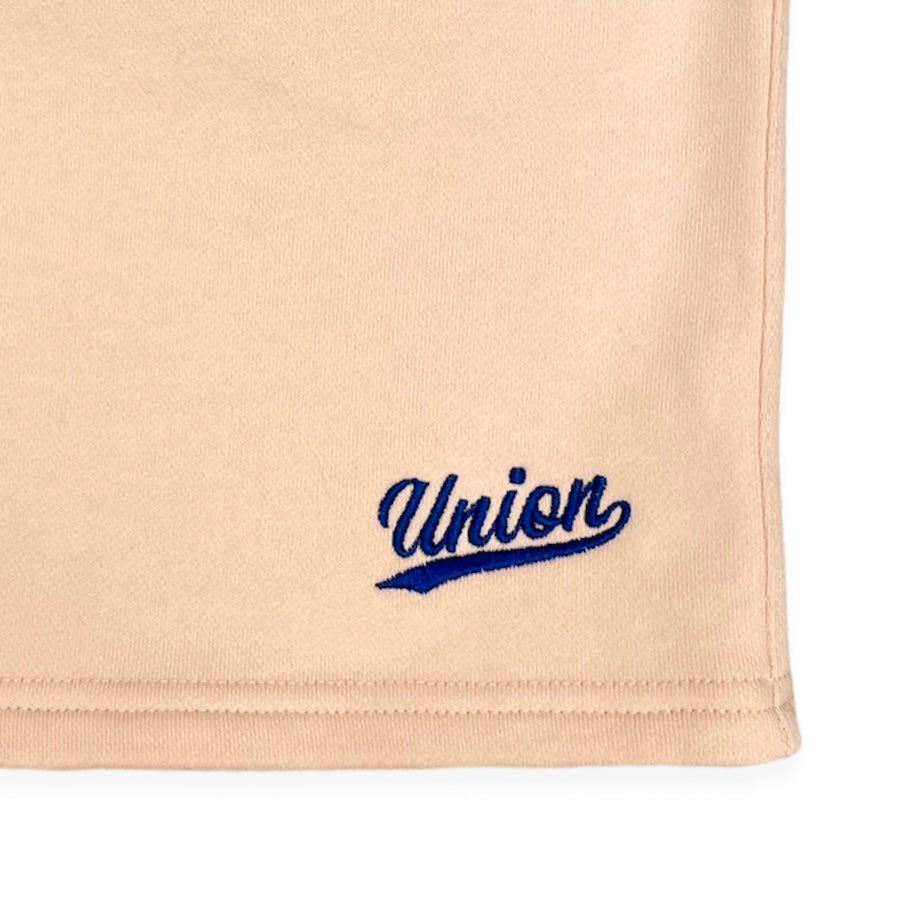 【UNION originals - ユニオンオリジナルス】League Logo Shorts / Pink (リーグロゴ ショーツ/ピンク)