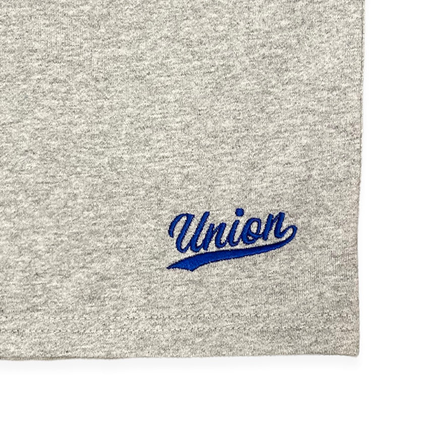 【UNION originals - ユニオンオリジナルス】League Logo Shorts / Gray (リーグロゴ ショーツ/グレー)