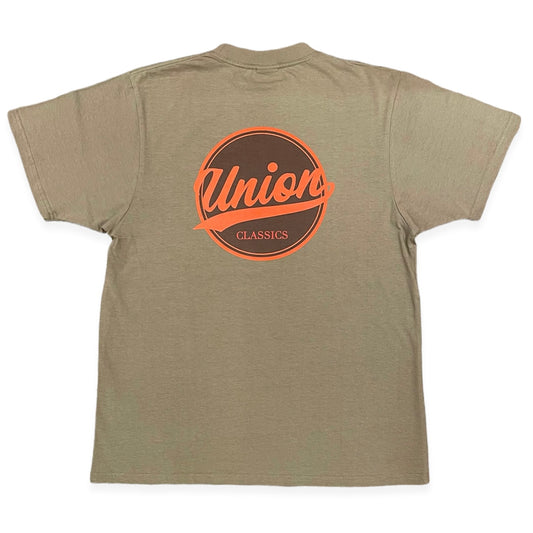 【UNION originals - ユニオンオリジナルス】League Logo T-shirt / Beige (リーグロゴ Tシャツ/ベージュ)