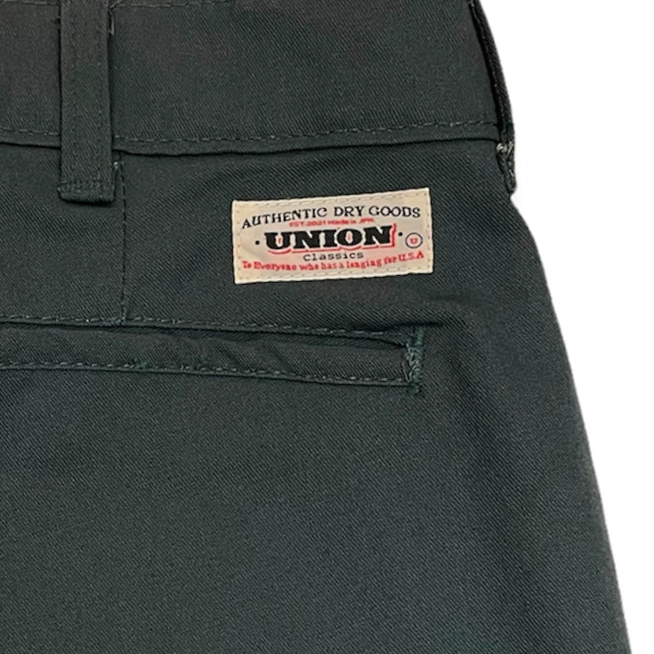 【UNION originals - ユニオンオリジナルス】Work Pants / Green (ワークパンツ/グリーン)