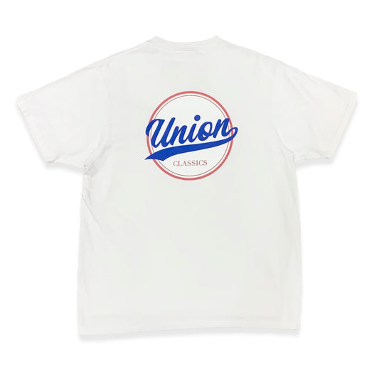 【UNION originals - ユニオンオリジナルス】League Logo T-shirt / White (リーグロゴ Tシャツ/ホワイト)