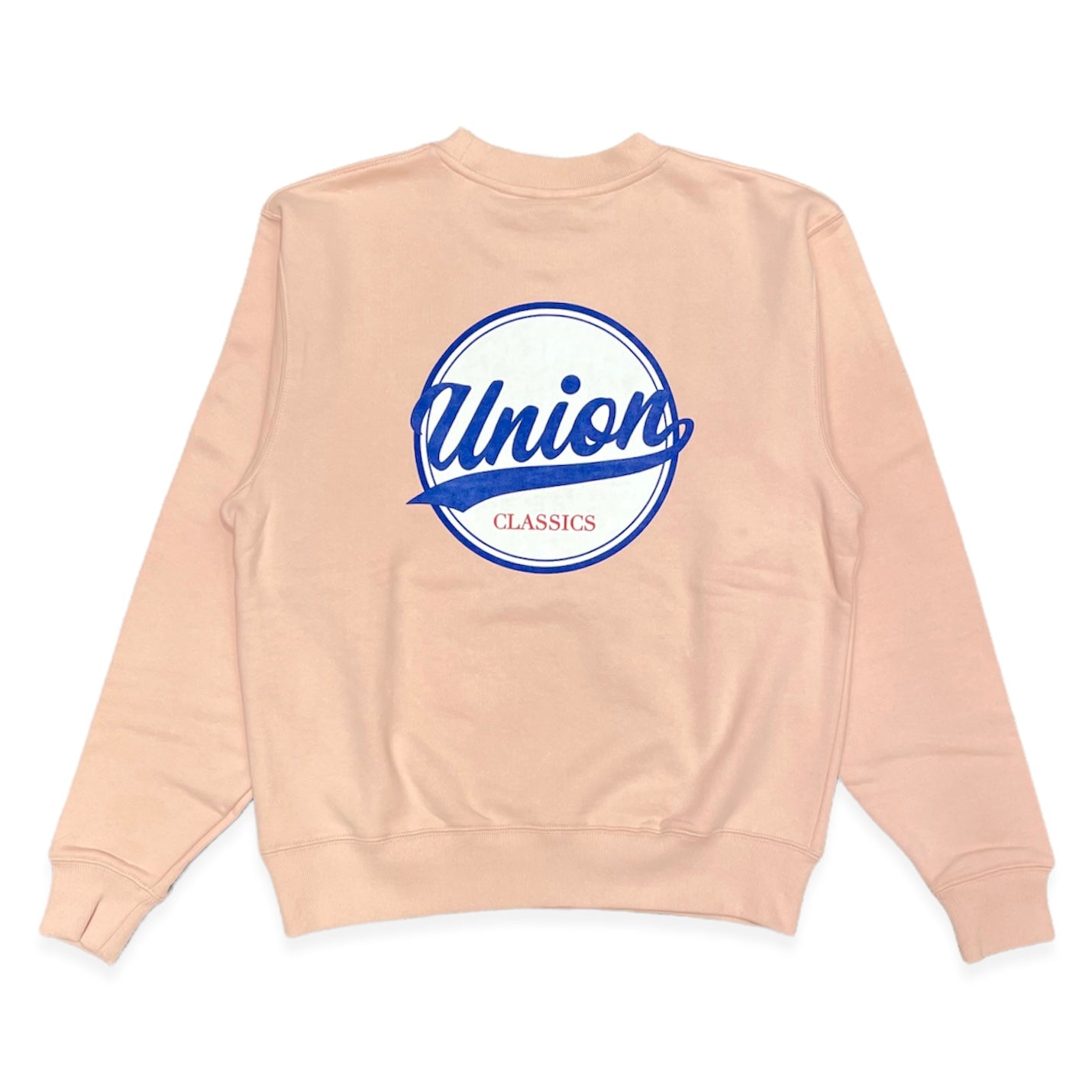【UNION originals - ユニオンオリジナルス】League Logo Sweat / Pink (リーグロゴ スウェット/ピンク)